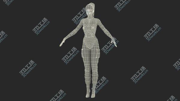 images/goods_img/20210312/Light Skin City Style Woman Rigged 3D model/5.jpg